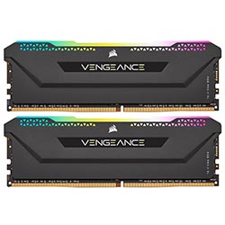 Memoria RAM Corsair Vengeance RGB Pro SL DDR4 32GB (2x16GB) 3200MHz - Negro (CMH32GX4M2E3200C16)