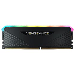 Memoria RAM Corsair Vengeance RGB RS DDR4 8GB 3200MHz - Negro (CMG8GX4M1E3200C16)