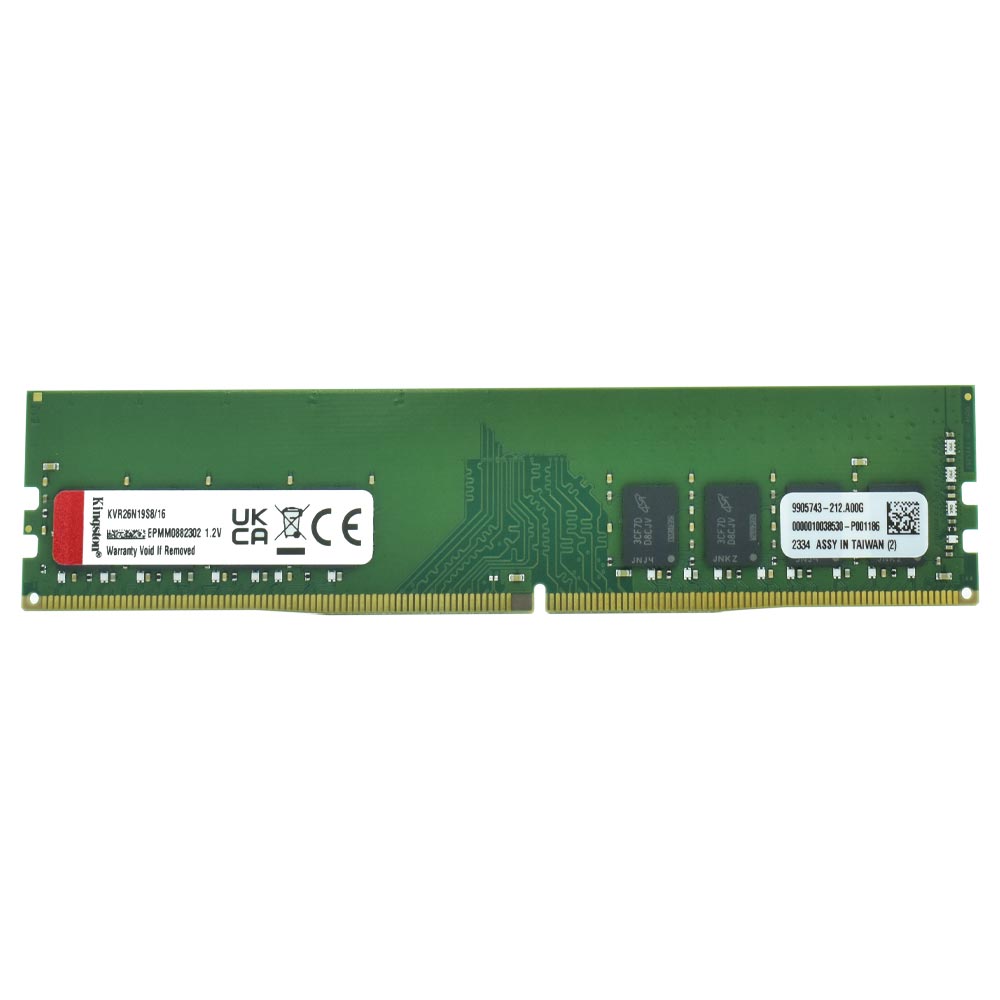 Memória RAM Kingston DDR4 16GB 2666MHz - KVR26N19S8/16 | KINGSTON