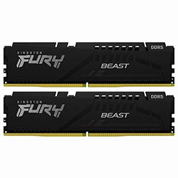 Memória RAM Kingston Fury Beast DDR5 64GB 5200MHz - Preto