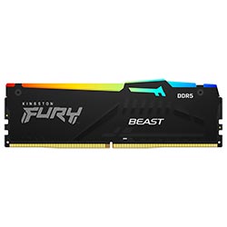 Memoria RAM Kingston Fury Beast DDR5 8GB 5600MHz RGB - Negro (KF556C40BBA-8)