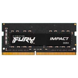 Memoria RAM para Notebook Kingston Fury Impact DDR4 16GB 3200MHz - Negro (KF432S201B/16)