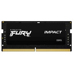Memoria RAM para Notebook Kingston Fury Impact DDR5 8GB 4800MHz - Negro (KF548S38IB/8)