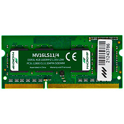 Memoria RAM para Notebook Macrovip DDR3L 4GB 1600MHz - MV16LS11/4