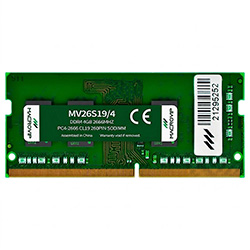 Memoria RAM para Notebook Macrovip DDR4 4GB 2666MHz - MV26S19/4