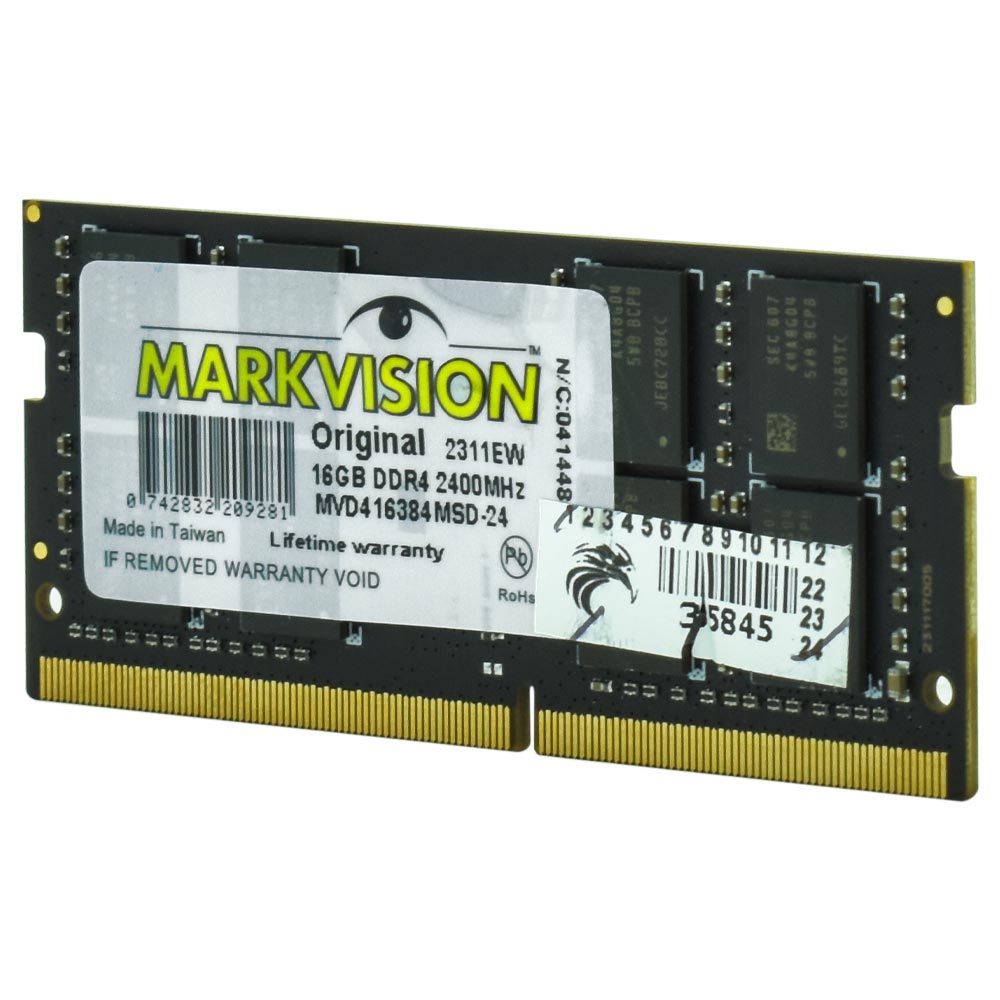 Memória RAM para Notebook Markvision DDR4 16GB 2400MHz - MVD416384MSD ...