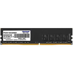 Anúncio: Memória RAM Patriot Signature DDR4 16GB 3200MHz - Preto (PSD416G32002)