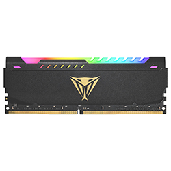 Memoria RAM Patriot Viper Steel DDR4 8GB 3200MHz RGB - Negro (PVSR48G320C8)