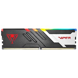 Memoria RAM Patriot Viper Venom DDR5 16GB 5600MHz RGB - Negro / Plata (PVVR516G56C36)