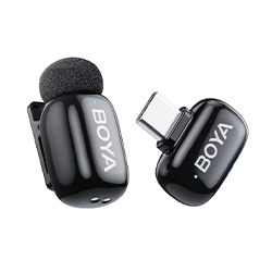 Micrófono Boya Mini-17 1TX / 1RX / Wireless / USB-C - Negro