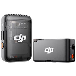 Micrófono DJI Mic 2 Wireless / 1TX + 1RX / FCC / Lightning / USB-C - Negro