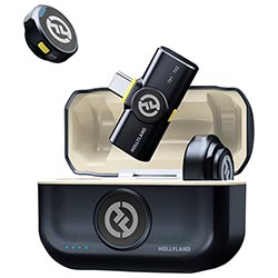 Micrófono Hollyland Lark M2 Lavalier / Wireless / Type-C - Shine Charcoal