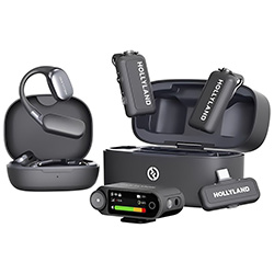 Micrófono Hollyland Lark Max2 Ultimate Combo Wireless - Space Gris