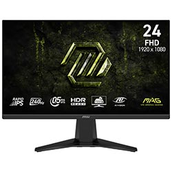Monitor Gamer MSI Mag 245F X24 3BC8 23.8" Full HD Rapid IPS 240Hz / 0.5Ms - Negro