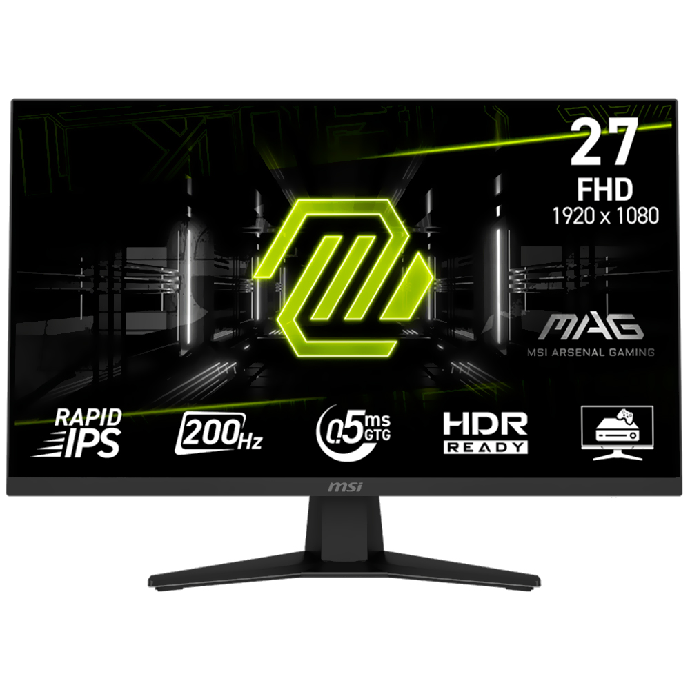 Monitor Gamer MSI Mag 274F 27" Full HD IPS 200Hz / 0.5Ms - Negro - imagen 1