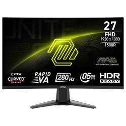 Anúncio: Monitor Gamer MSI Mag 276CXF 27" Full HD Curvo VA 280Hz / 0.5Ms - Preto