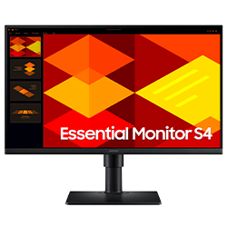 Monitor Gamer Samsung Essential S4 LS24D402GA 23.8" Full HD IPS 100Hz / 5Ms - Negro