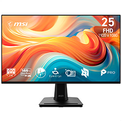 Monitor MSI Pro MP251 E14L 24.5" Full HD LED 144Hz / 1Ms - Negro