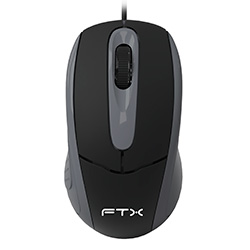 Mouse FTX M56 USB - Negro / Gris