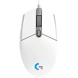 Anúncio: Mouse Gamer Logitech G203 Lightsync USB / RGB - Branco (910-005794)