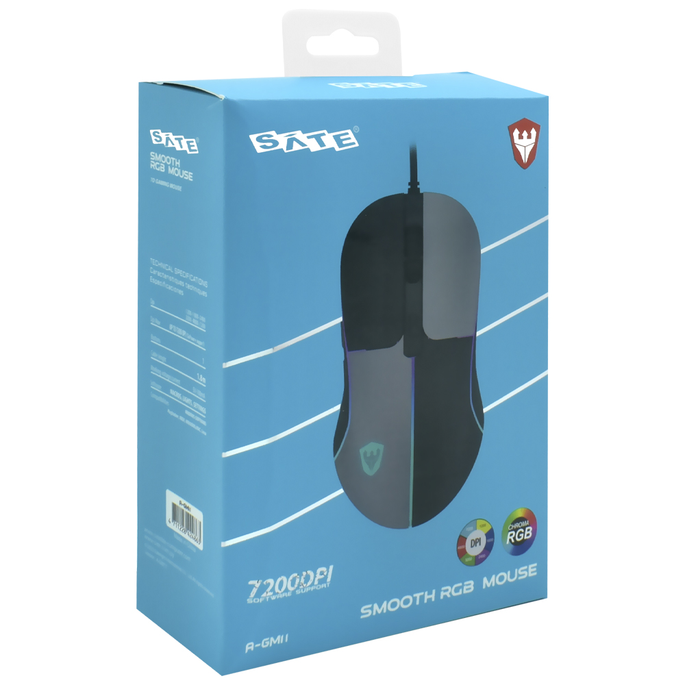 Prod Mouse Mouse Gamer Satellite A-GM11 USB / RGB - Preto | SATELLITE | Visãovip ...