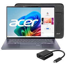 Notebook Acer Swift 14 AI SF14-11T-X3RZ Snapdragon X Elite Tela