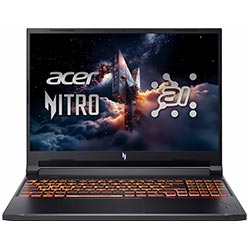 Notebook Gamer Acer Nitro V 16 ANV16-72-72ZY Intel Core 7 240H Tela WUXGA 16" / 16GB de RAM / 512GB SSD / Win11 / GeForce RTX5070 8GB - Obsidian Negro (Inglés)