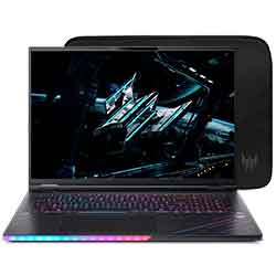 Notebook Gamer Acer Predator Helios 18 AI PH18-73-90A6 Intel Core Ultra 9 275HX Pantalla WQXGA 18" / 32GB de RAM / 1TB SSD / Win11Home / GeForce RTX5080 16GB - Abyssal Negro (Inglés)