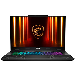 Notebook Gamer MSI Cyborg 17 B2RWFKG-067US Intel Core 9 270H Pantalla Full HD 17.3" / 16GB de RAM / 1TB SSD / GeForce RTX5060 8GB / Win11 - Translucent Negro (Inglês)