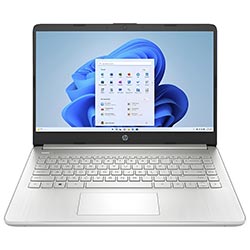 Notebook HP 14-DQ6011DX Intel Celeron N150 Pantalla HD 14.0" / 4GB de RAM / 128GB UFS - Prata (Inglés)
