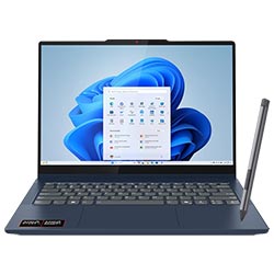 Notebook Lenovo IdeaPad 5 2-en-1 14AKP10 AMD Ryzen AI 7 350 Pantalla Touch WUXGA 14.0" / 16GB de RAM / 1TB SSD / Win11Home - Cosmic Azul (83KT001YUS) (Inglés)