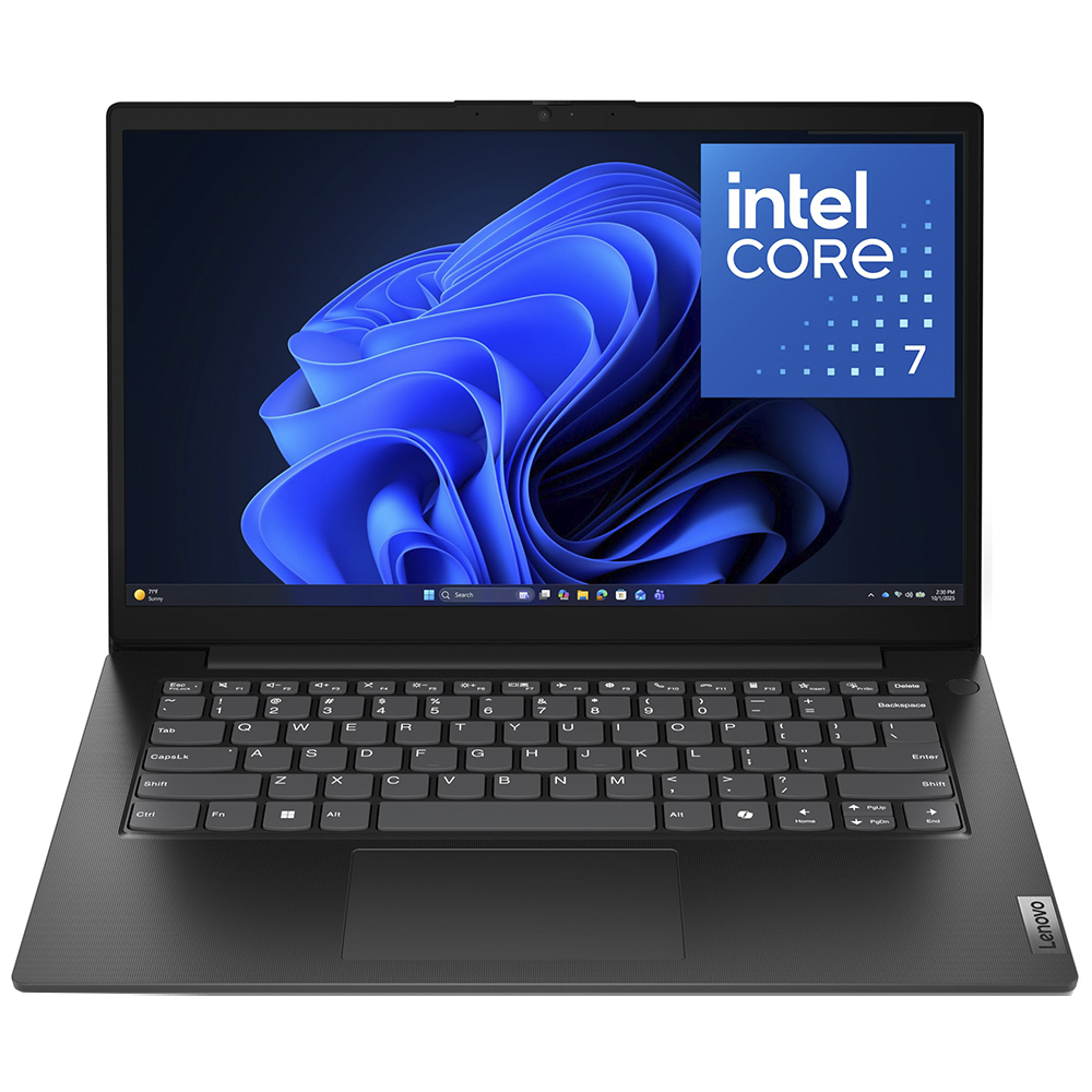 Notebook Lenovo V14 G5 IRL Intel Core 7 240H Pantalla Full HD 14.0" / 16GB de RAM / 512GB SSD / Win11 - Negro (83HDA06GUS) (Inglés)