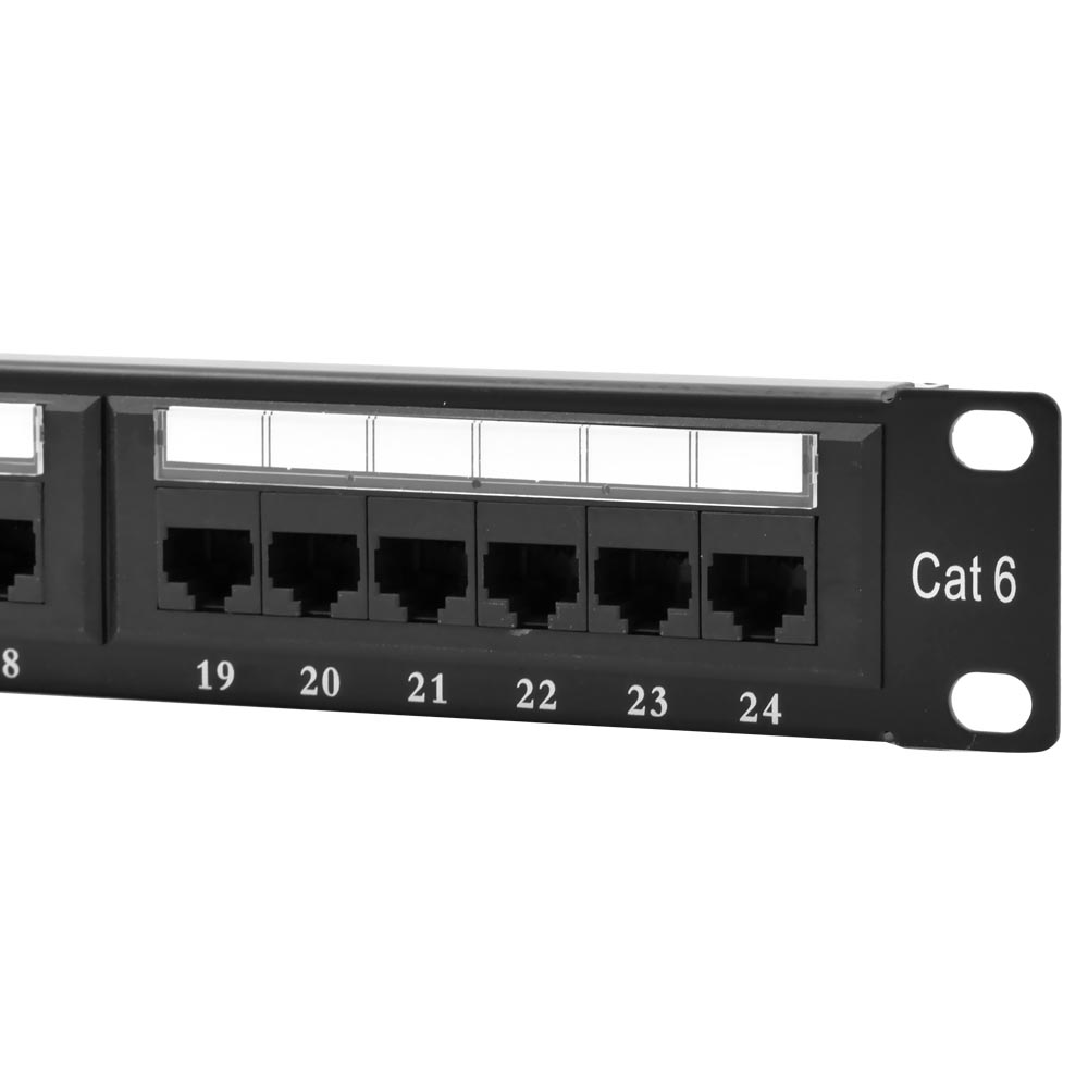 Patch Panel JZ-2002-2 CAT6 UTP 24 Portas | ORIGINAL BRAND | Visãovip ...