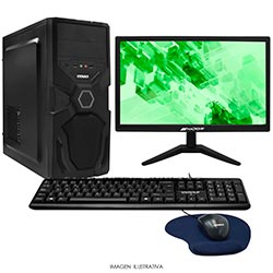PC Montado Intel Core i7 2600 de 3.4GHz 8GB de RAM / 240GB SSD + Monitor / Mouse / Mousepad / Teclado - Negro