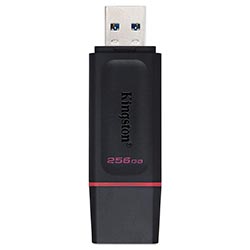 Pendrive Kingston Exodia 256GB USB 3.2 - Negro (DTX/256GB)
