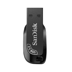 Pendrive SanDisk Z410 Ultra Shift 64GB USB 3.0 - Negro