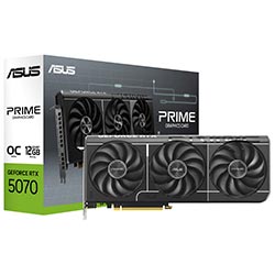 Placa de Video ASUS Prime OC 12GB GeForce RTX5070 GDDR7 - PRIME