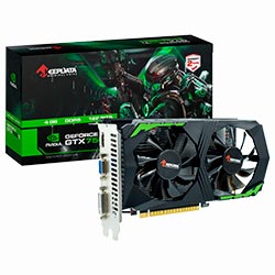 Anúncio: Placa de Vídeo Keepdata 4GB GeForce GTX750TI GDDR5 - KDGTX750TI-4GD5/128B