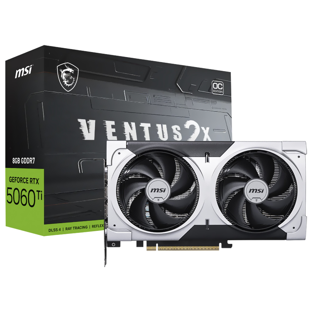 Msi Video Placa de Vídeo MSI Ventus 2X Plus 8GB GeForce RTX5060TI GDDR7 - 912 ...