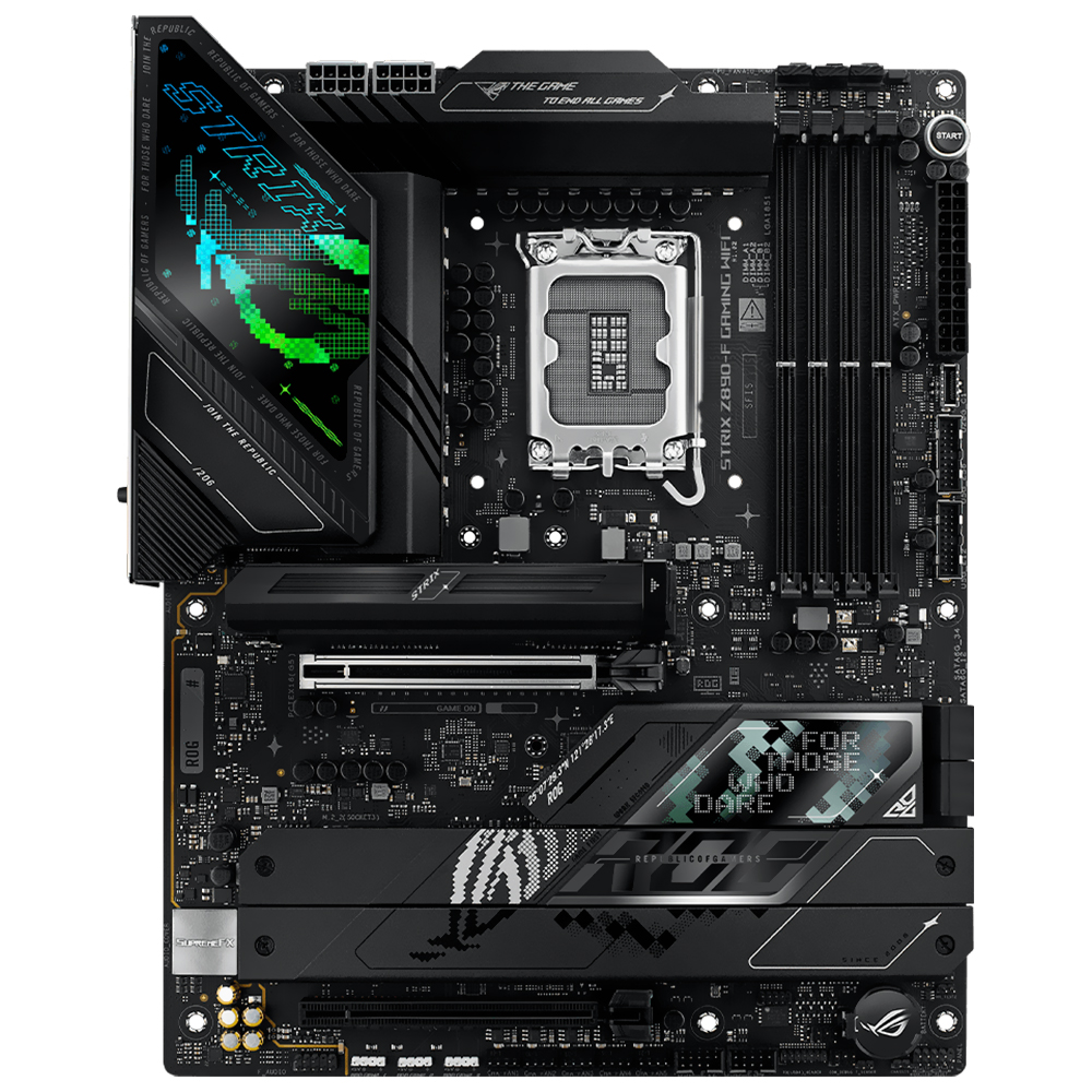 Placa Madre ASUS ROG Strix Z890-F Gaming Wi-Fi Socket LGA 1851 / DDR5 · MEMORIA INTERNA