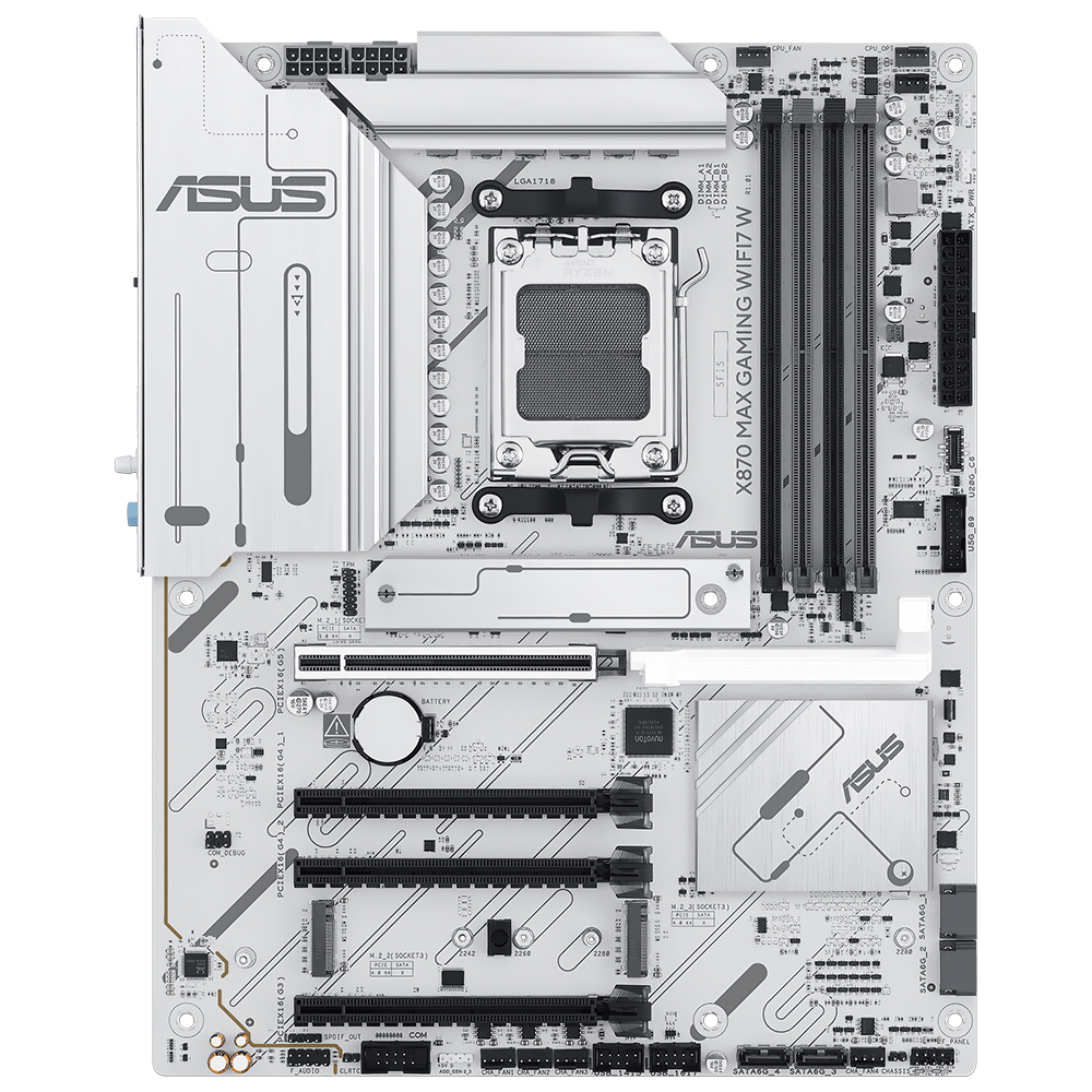 Placa Madre ASUS X870 Max Gaming Wi-Fi 7 W Socket AM5 / DDR5 - imagen 3
