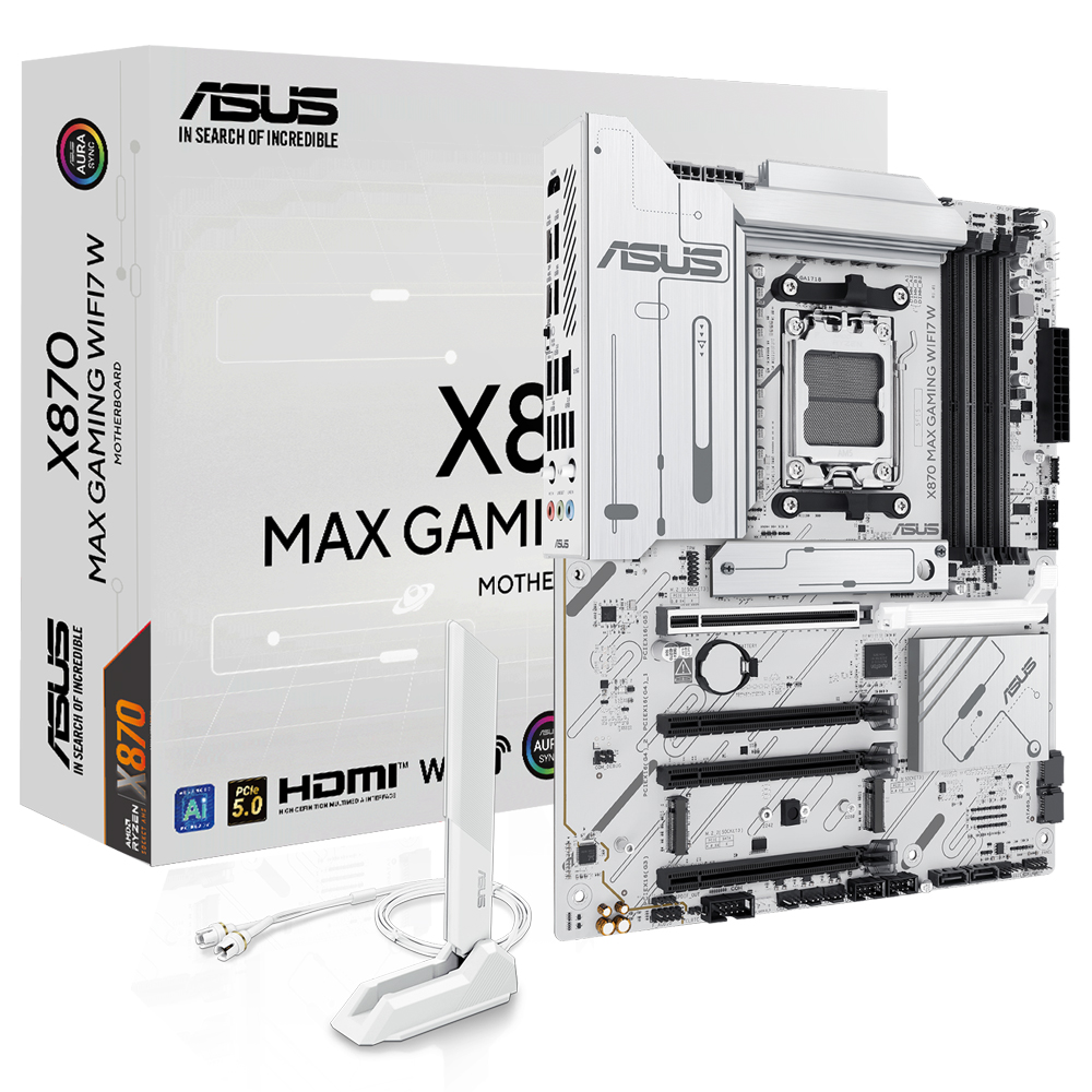 Placa Madre ASUS X870 Max Gaming Wi-Fi 7 W Socket AM5 / DDR5 - imagen 1