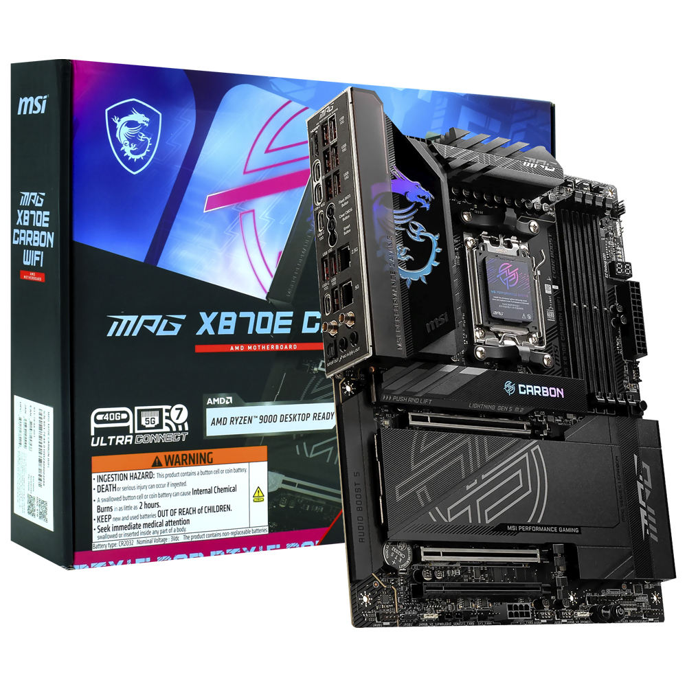 Placa Madre MSI MPG X870E Carbon Wi-Fi Socket AM5 / DDR5