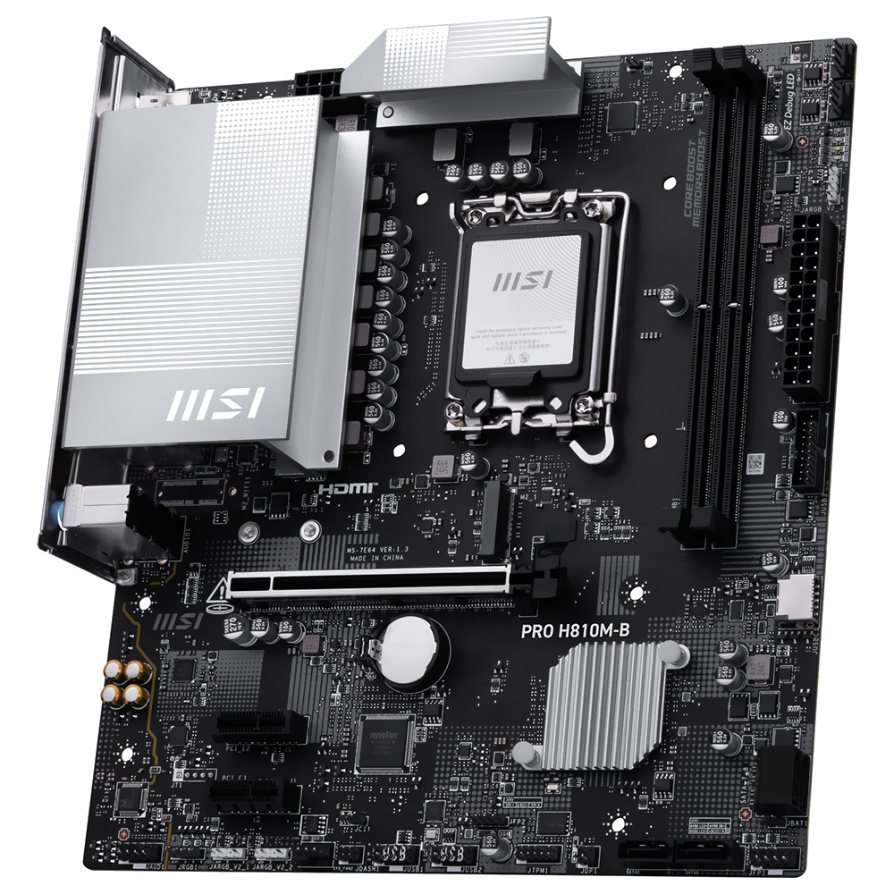 Placa Madre MSI Pro H810M-B Socket LGA 1851 / DDR5 · MEMORIA INTERNA