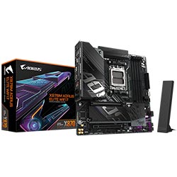 Placa Mãe Gigabyte X870M AORUS Elite Wi-Fi 7 Ice Socket AM5 / DDR5