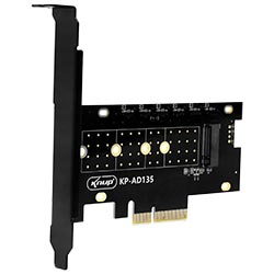 Placa PCI Express Knup KP-AD135 1 Salida / M.2 NVMe Pro 3.0