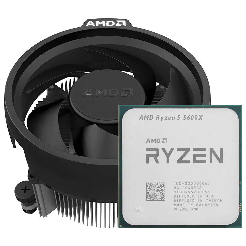Procesador AMD Ryzen R5 5600X Socket AM4 / 4.6GHz / 35MB · TIPO DE MEMORIA