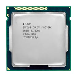 Processador Intel Core i5 2500K Socket LGA 1155 / 3.3GHz / 6MB