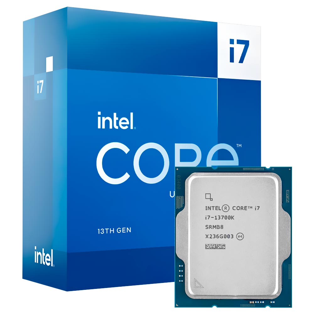 Intel Core i7-13700K SRMB8 第13世代 LGA1700 Processador Intel Core i7 13700K Socket LGA 1700 / 3.4GHz / 30MB