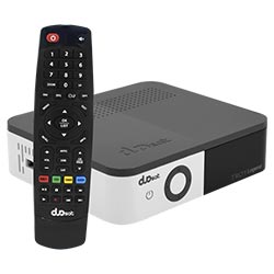 Anúncio: Receptor Digital FTA Duosat Troy Legend IKS / SKS - Branco / Cinza